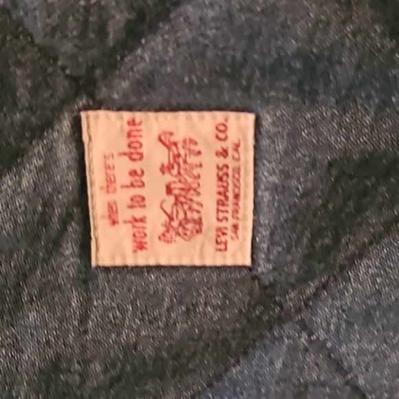 Levi's Men's Workwear Denim Overshirt/Jacket  XL - Picture 6 of 10